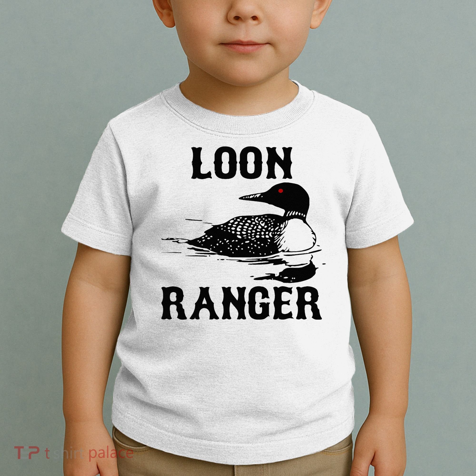 Loon Ranger Funny Common Loon Bird Watching Toddler T-Shirt