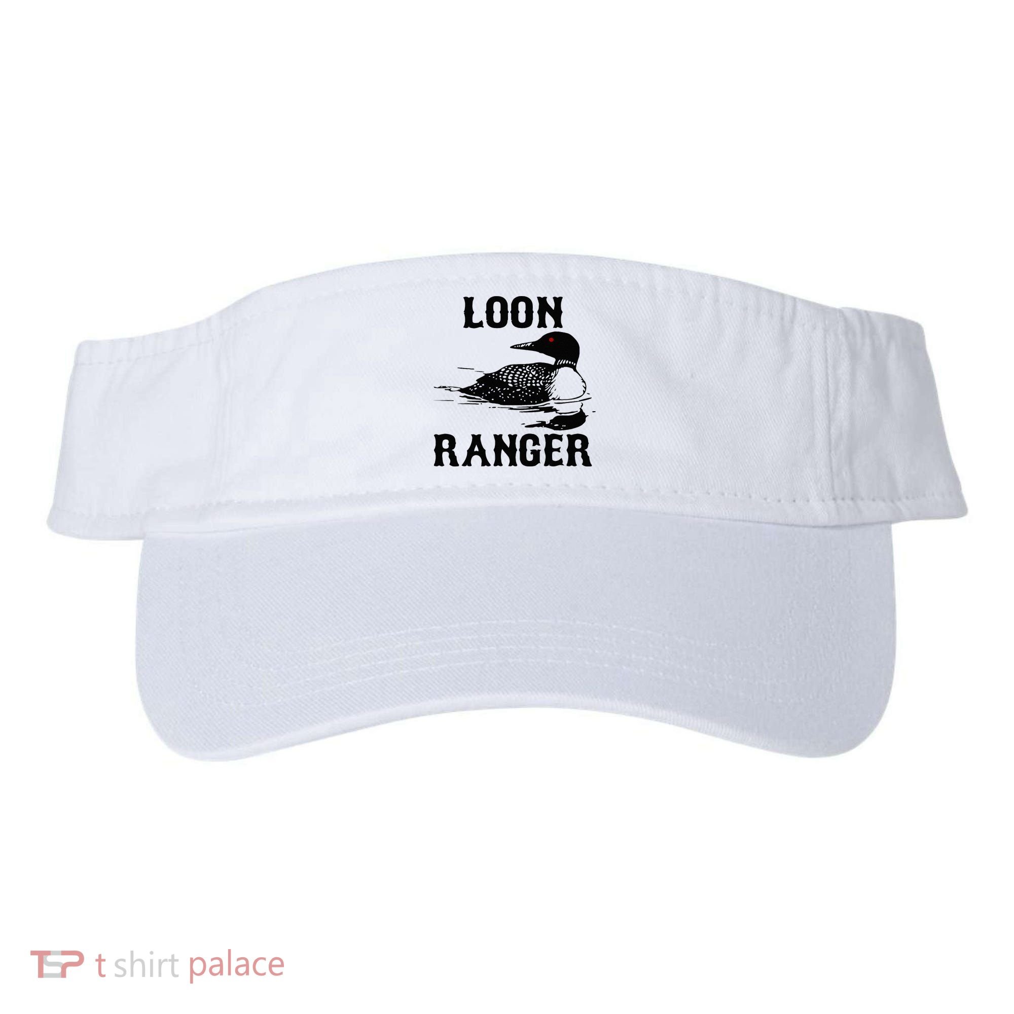 Loon Ranger Funny Common Loon Bird Watching Visor