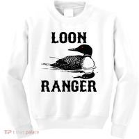 Loon Ranger Funny Common Loon Bird Watching Kids Sweatshirt thumb 0