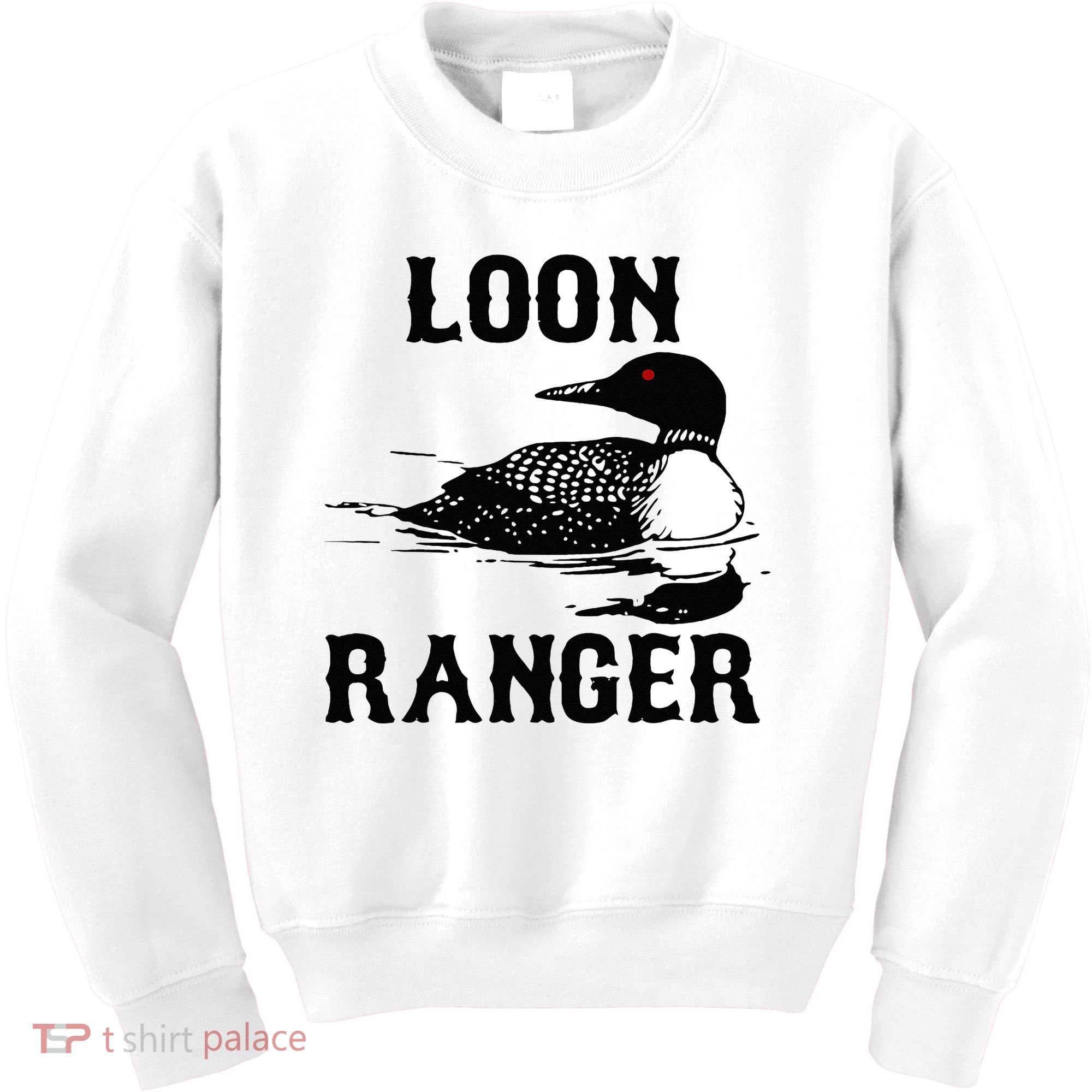 Loon Ranger Funny Common Loon Bird Watching Kids Sweatshirt