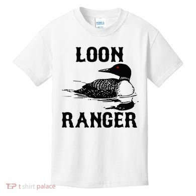 Loon Ranger Funny Common Loon Bird Watching Kids T-Shirt