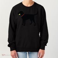 Labrador Retriever Fetch Black Lab Play Ball Women's Sweatshirt thumb 0