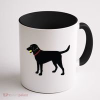 Labrador Retriever Fetch Black Lab Play Ball Coffee Mug thumb 1