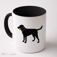 Labrador Retriever Fetch Black Lab Play Ball Coffee Mug thumb 0