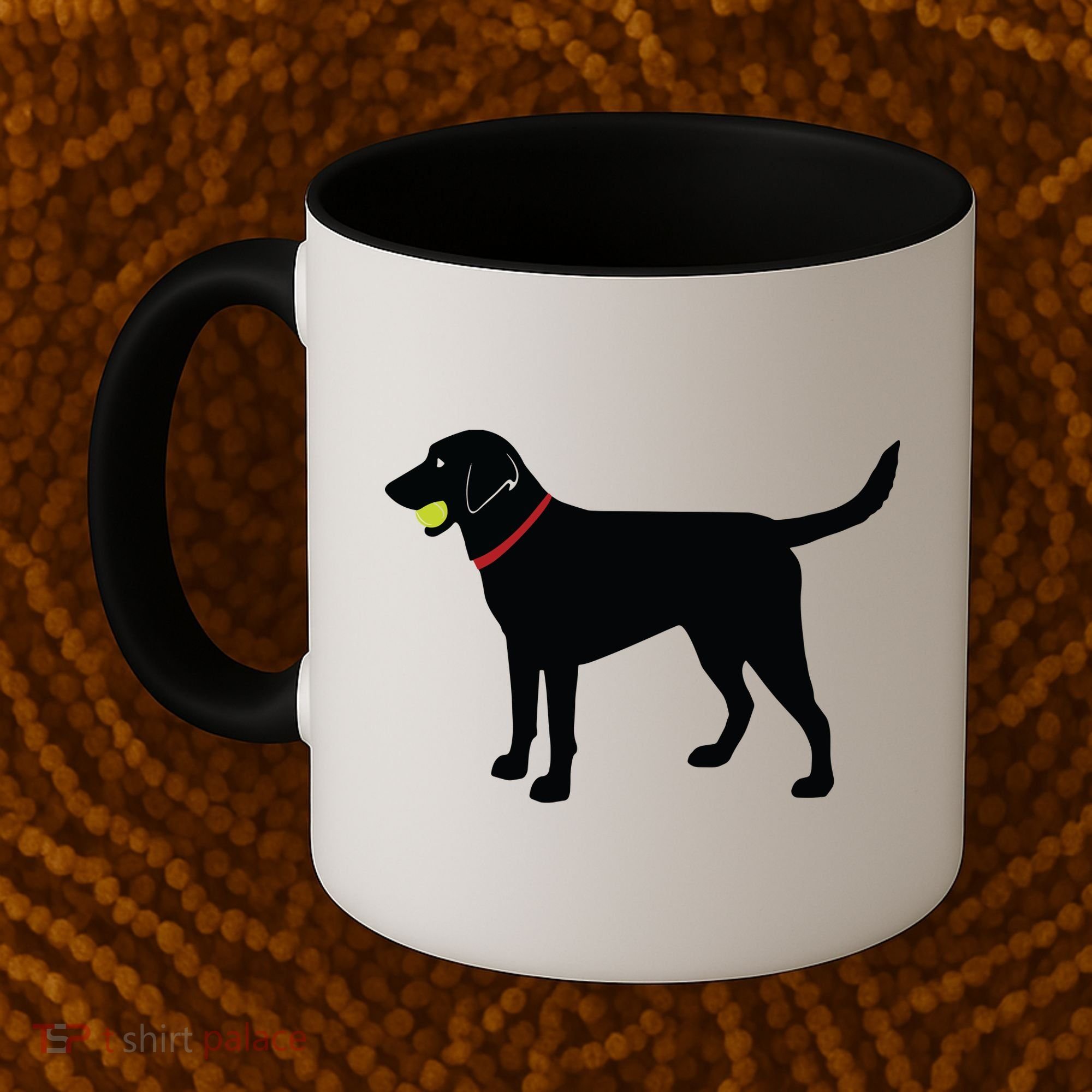 Labrador Retriever Fetch Black Lab Play Ball Coffee Mug