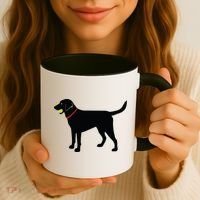 Labrador Retriever Fetch Black Lab Play Ball Coffee Mug thumb 3
