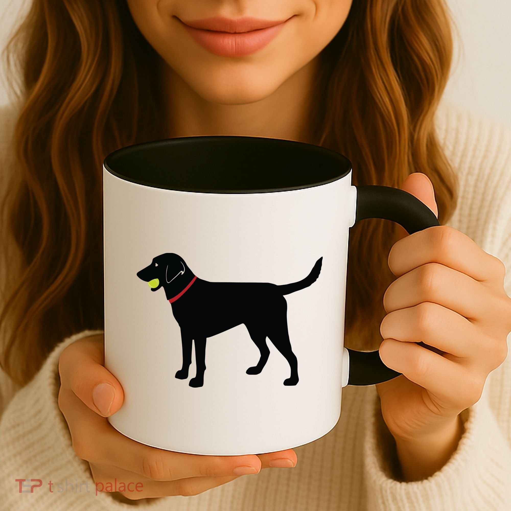 Labrador Retriever Fetch Black Lab Play Ball Coffee Mug