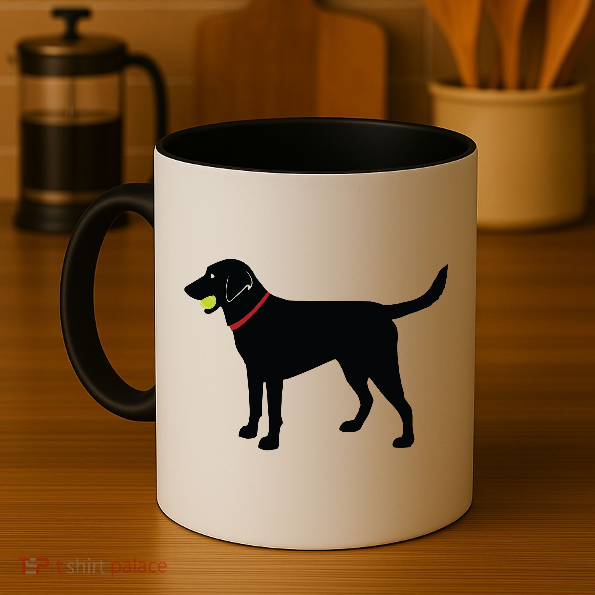Labrador Retriever Fetch Black Lab Play Ball Coffee Mug