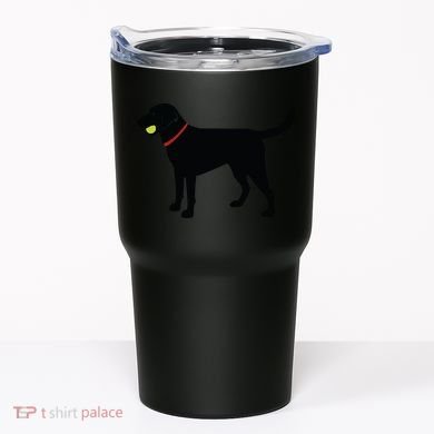 Labrador Retriever Fetch Black Lab Play Ball Tumbler