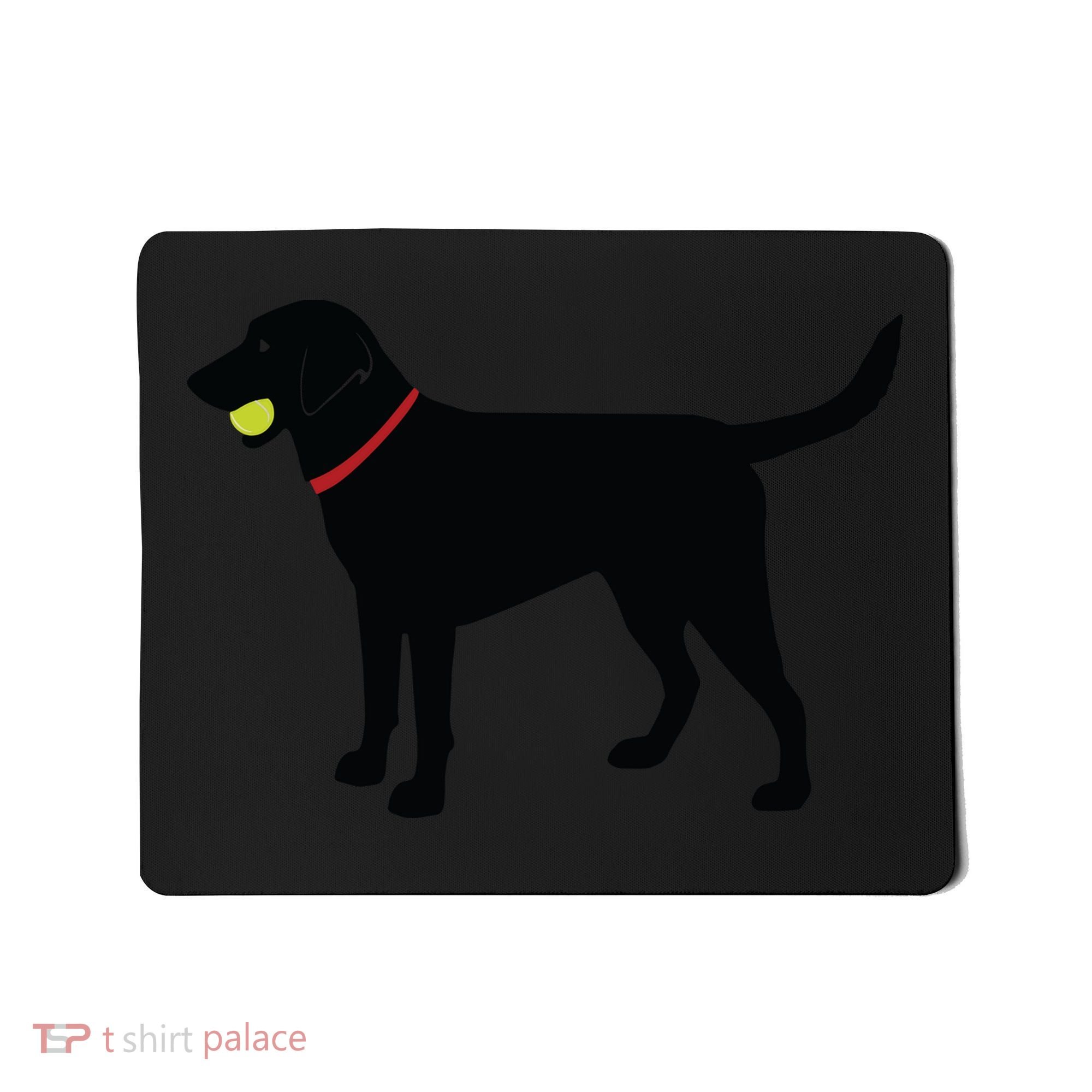 Labrador Retriever Fetch Black Lab Play Ball Mousepad