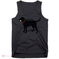 Labrador Retriever Fetch Black Lab Play Ball Tank Top thumb 0