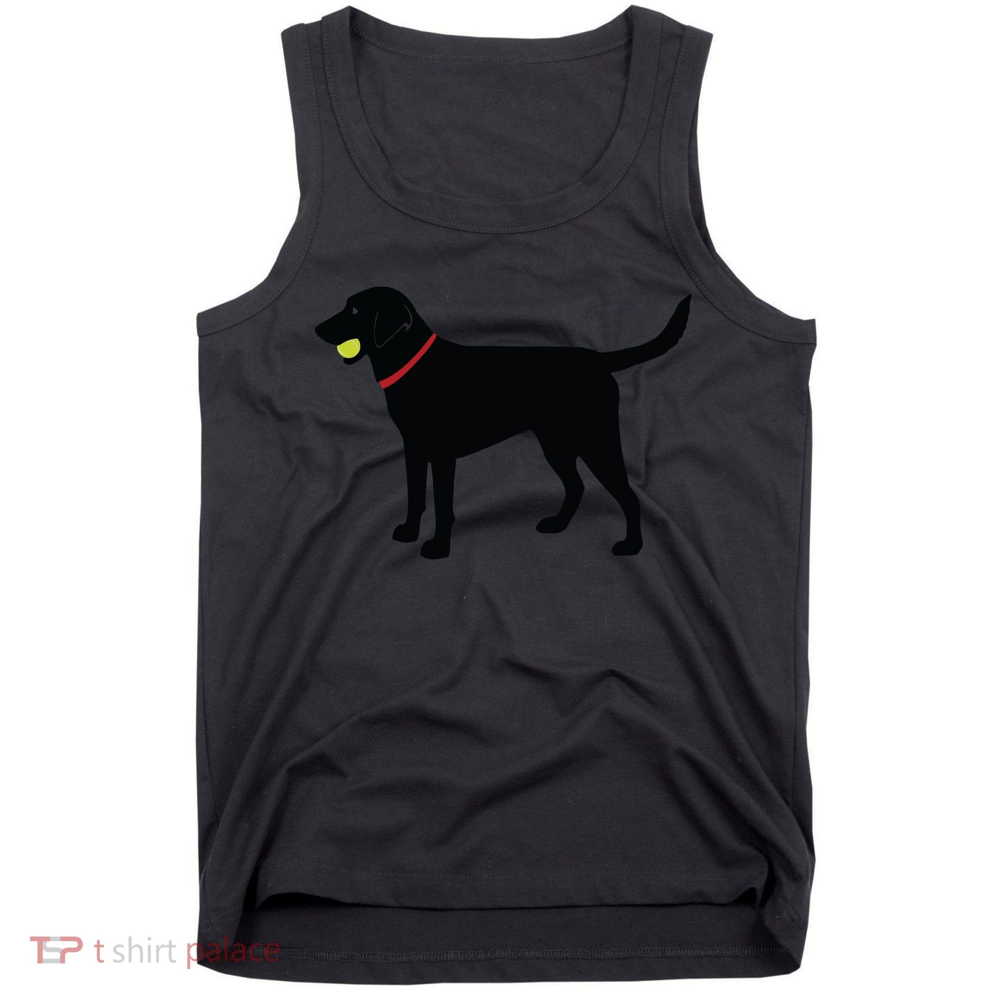 Labrador Retriever Fetch Black Lab Play Ball Tank Top