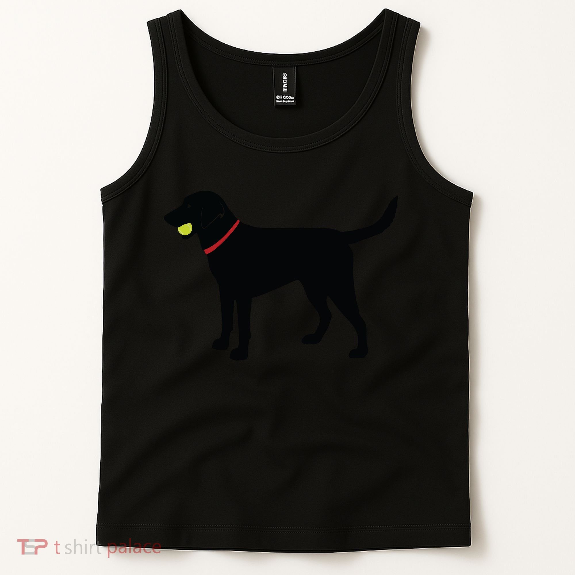Labrador Retriever Fetch Black Lab Play Ball Tank Top