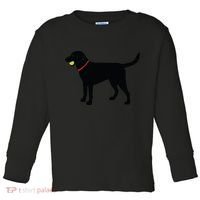 Labrador Retriever Fetch Black Lab Play Ball Toddler Long Sleeve Shirt thumb 0