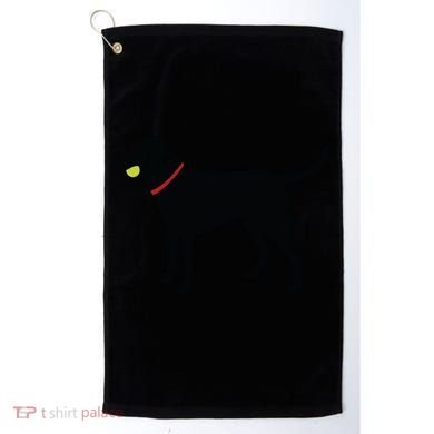 Labrador Retriever Fetch Black Lab Play Ball Golf Towel