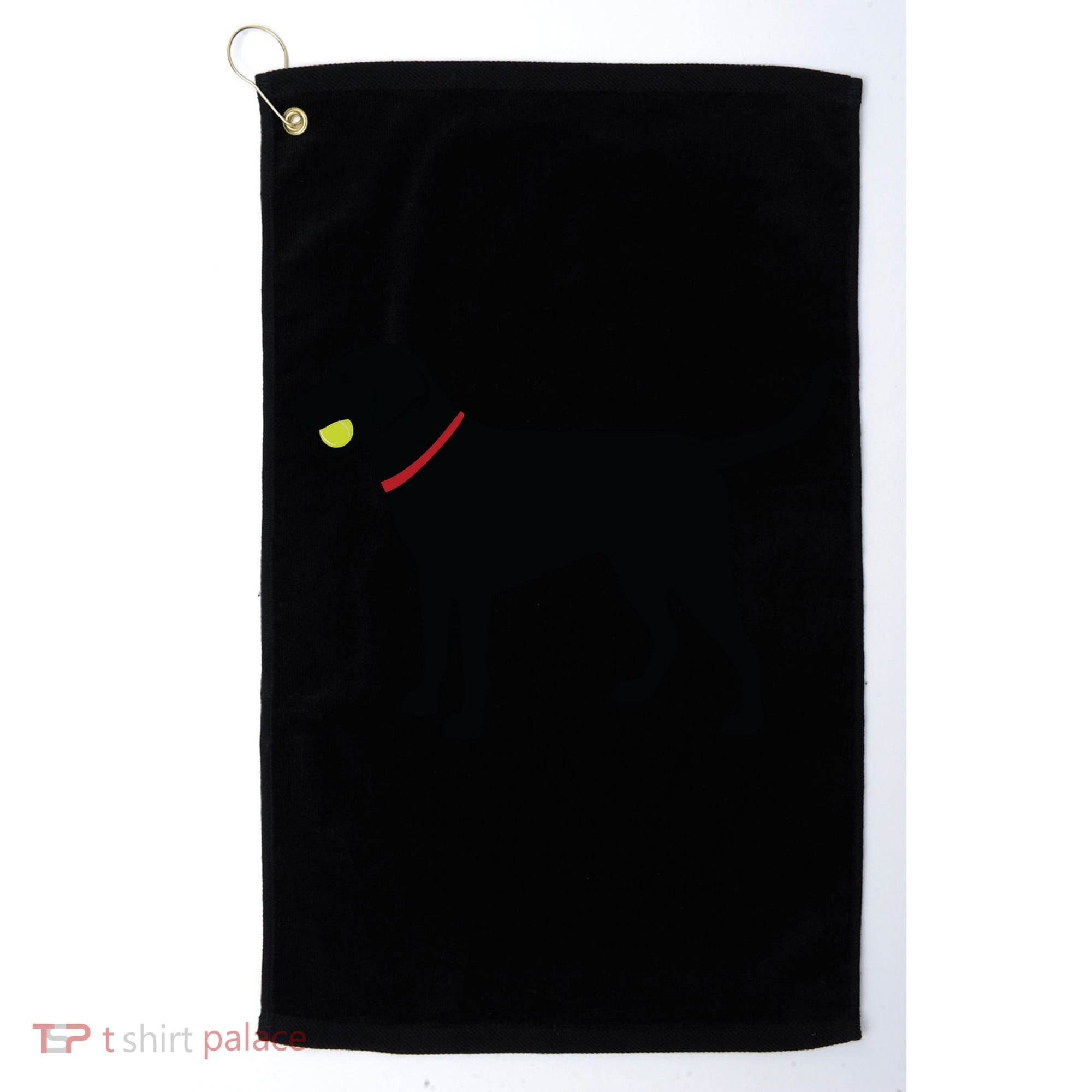 Labrador Retriever Fetch Black Lab Play Ball Golf Towel
