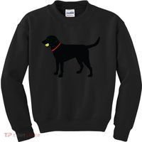 Labrador Retriever Fetch Black Lab Play Ball Kids Sweatshirt thumb 0