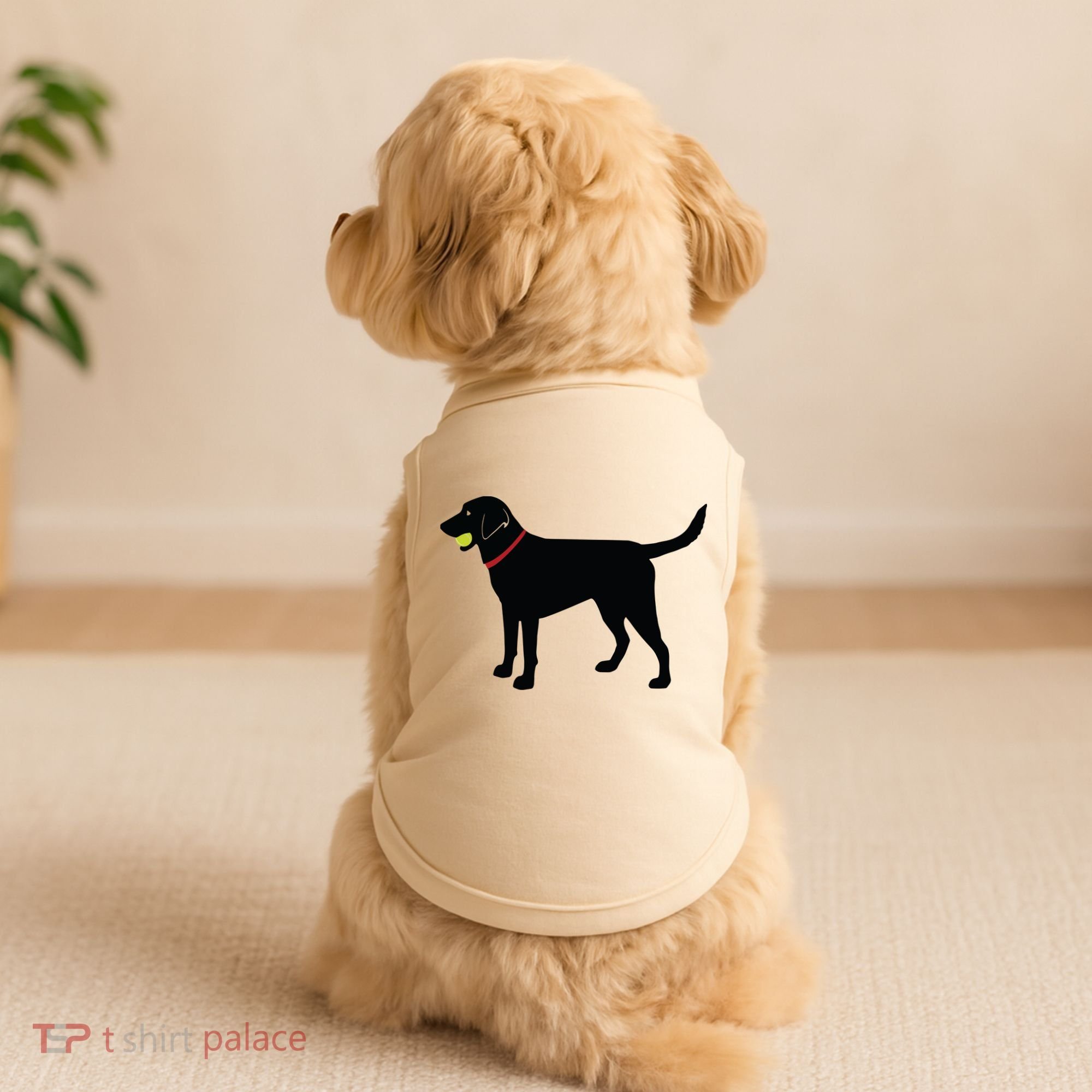 Labrador Retriever Fetch Black Lab Play Ball Doggie Tank