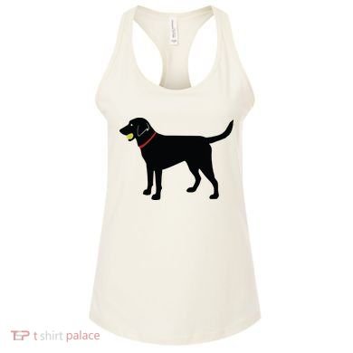 Labrador Retriever Fetch Black Lab Play Ball Women's Tank Top