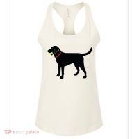Labrador Retriever Fetch Black Lab Play Ball Women's Tank Top thumb 0