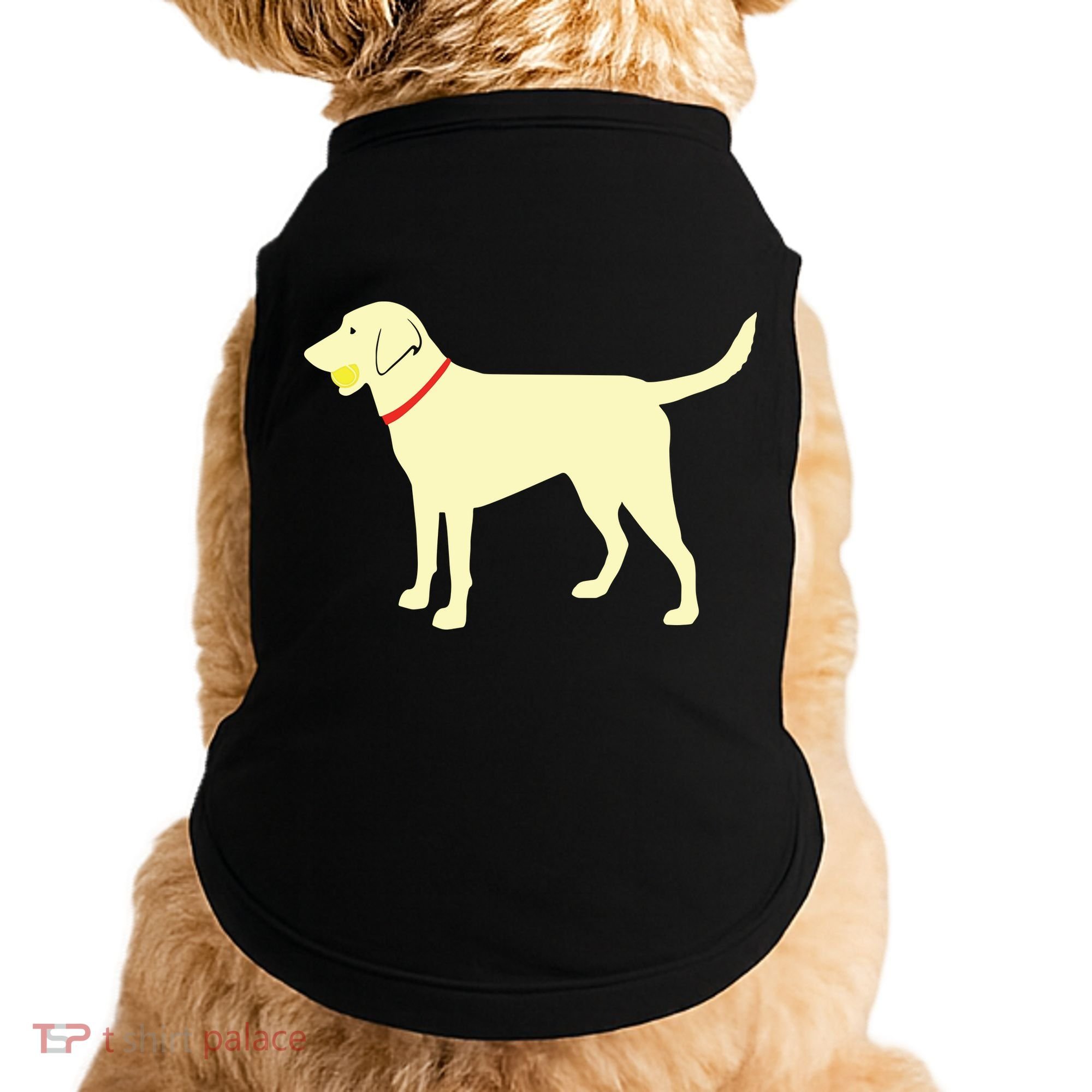 Labrador Retriever Fetch Yellow Lab Play Ball Doggie Tank