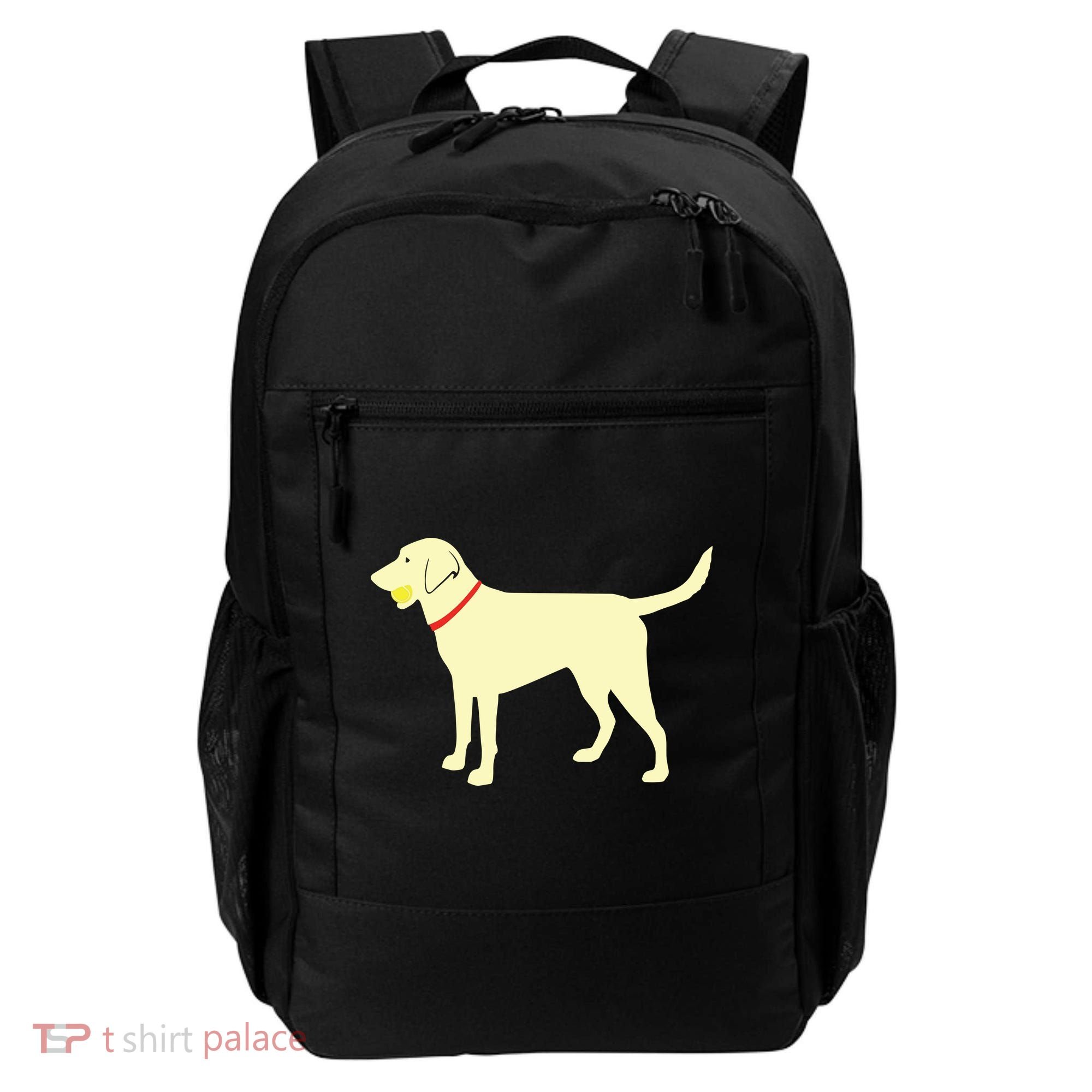 Labrador Retriever Fetch Yellow Lab Play Ball Backpack