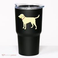 Labrador Retriever Fetch Yellow Lab Play Ball Tumbler thumb 0