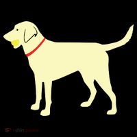 Labrador Retriever Fetch Yellow Lab Play Ball Mousepad thumb 1