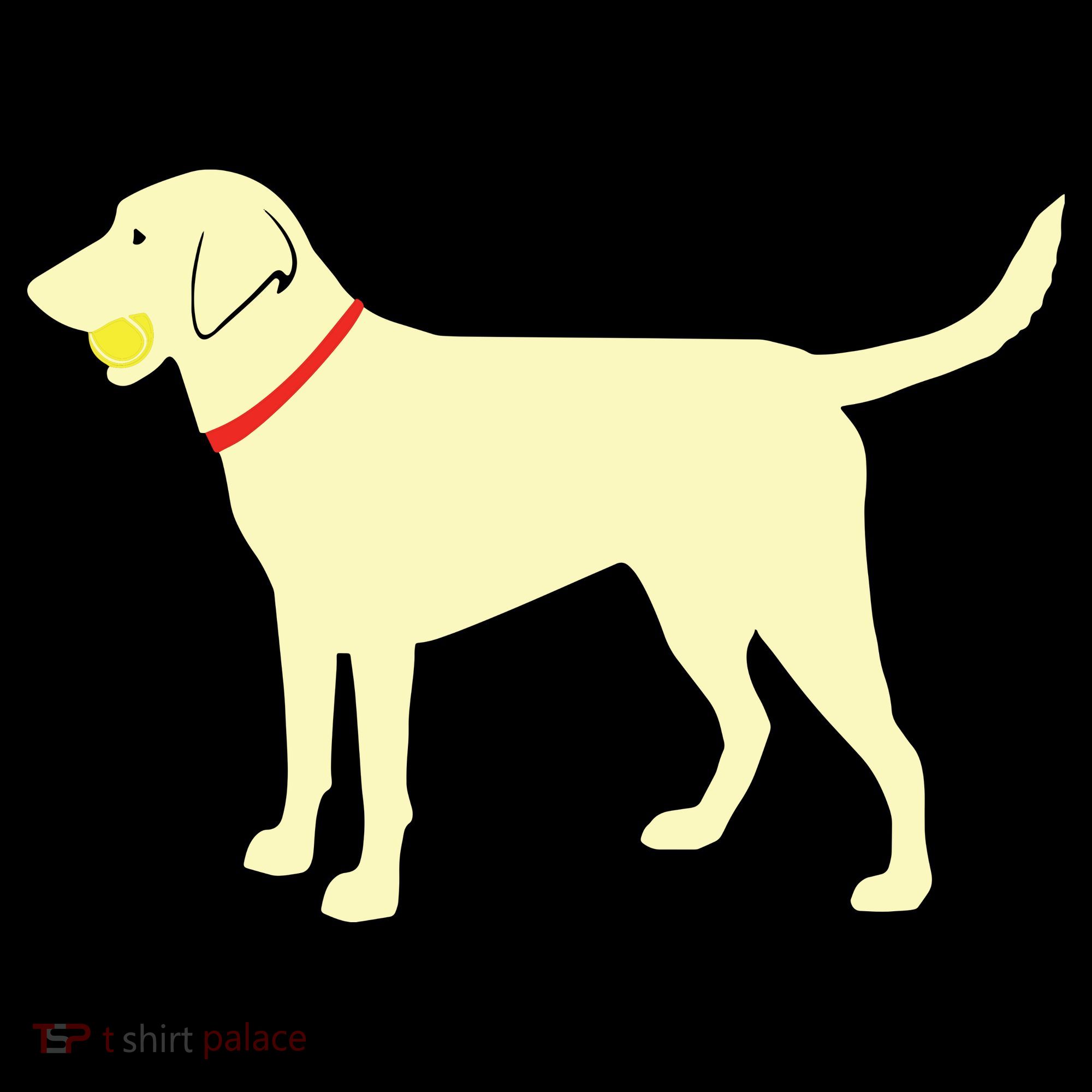 Labrador Retriever Fetch Yellow Lab Play Ball Mousepad