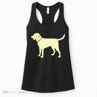 Labrador Retriever Fetch Yellow Lab Play Ball Women's Tank Top thumb 0