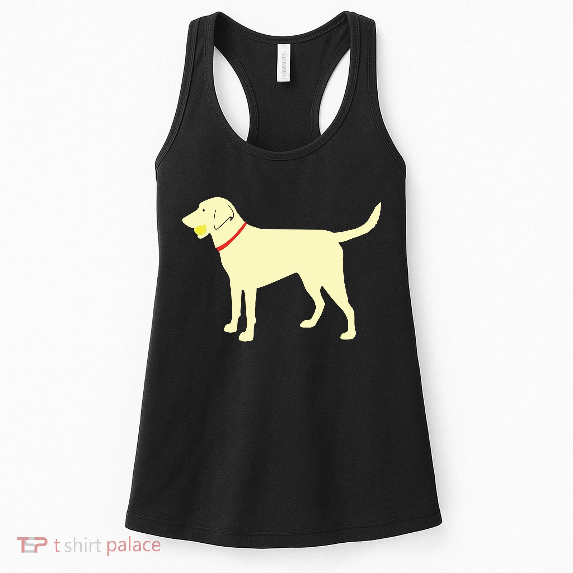 Labrador Retriever Fetch Yellow Lab Play Ball Women's Tank Top