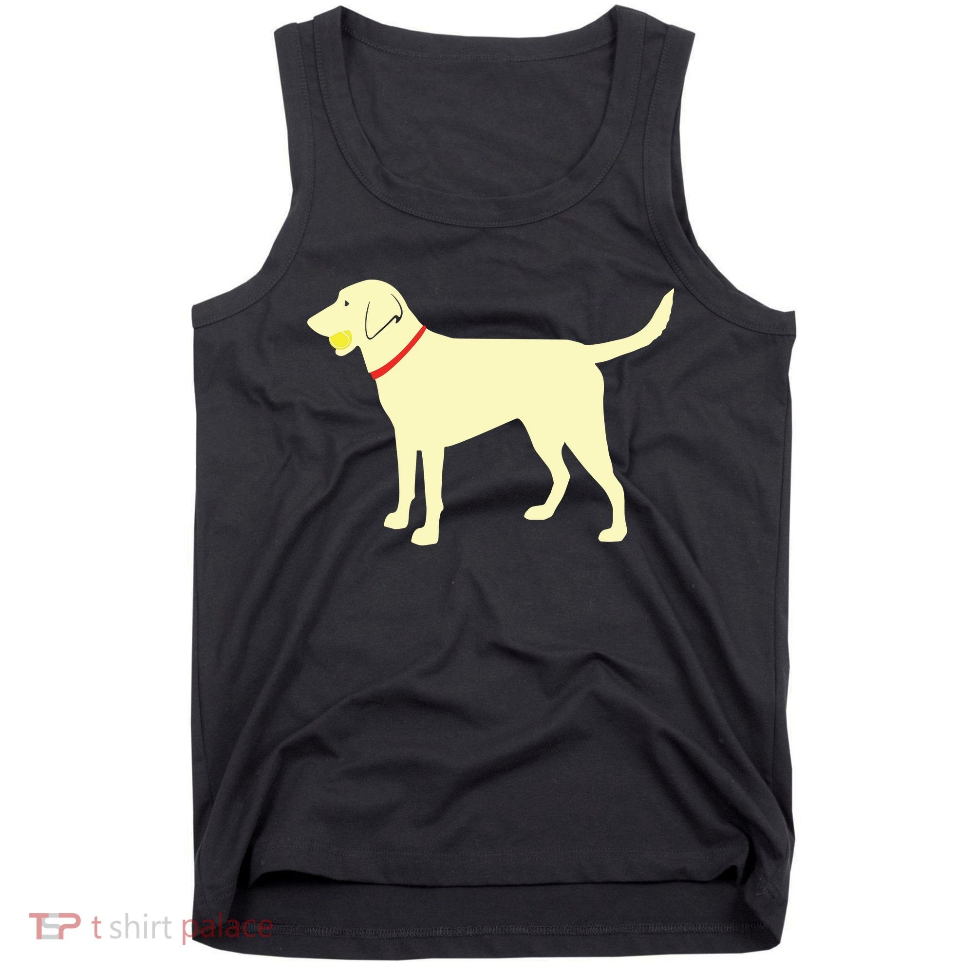 Labrador Retriever Fetch Yellow Lab Play Ball Tank Top