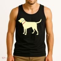 Labrador Retriever Fetch Yellow Lab Play Ball Tank Top thumb 3