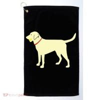 Labrador Retriever Fetch Yellow Lab Play Ball Golf Towel thumb 0