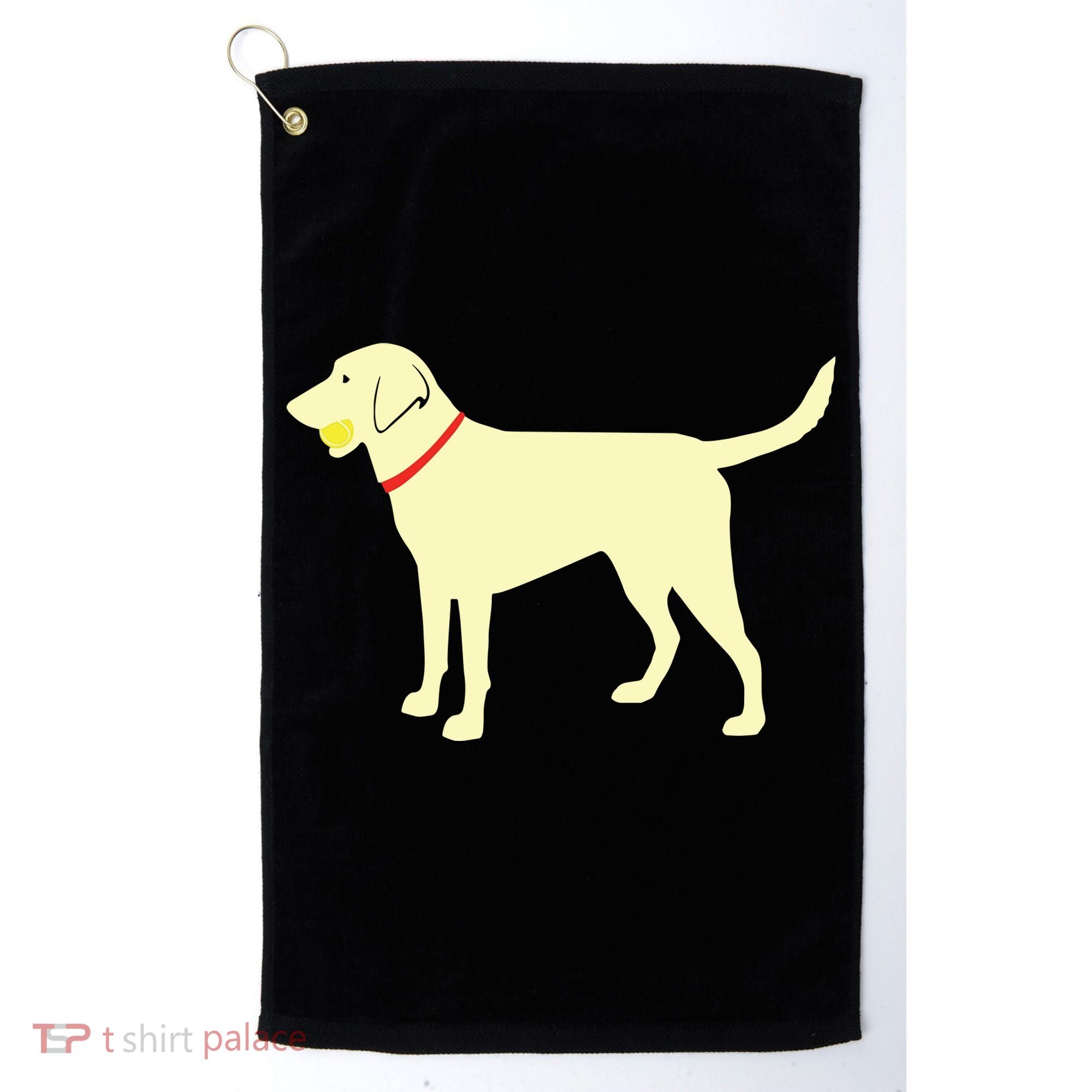 Labrador Retriever Fetch Yellow Lab Play Ball Golf Towel