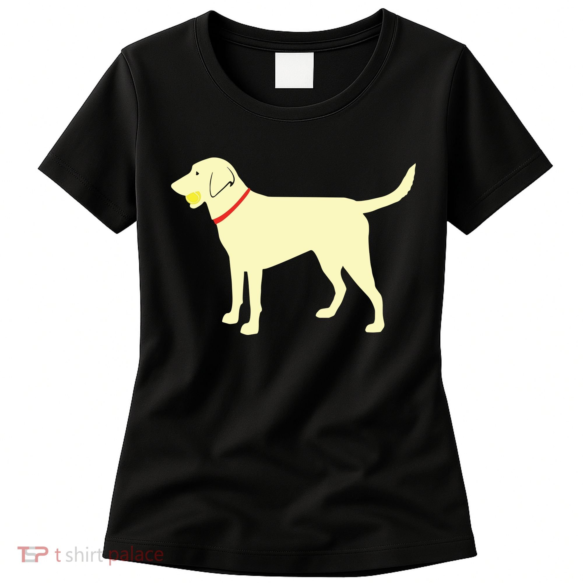 Labrador Retriever Fetch Yellow Lab Play Ball Women's T-Shirt