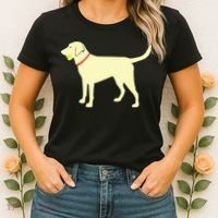 Labrador Retriever Fetch Yellow Lab Play Ball Women's T-Shirt thumb 2