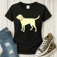 Labrador Retriever Fetch Yellow Lab Play Ball Women's T-Shirt thumb 3