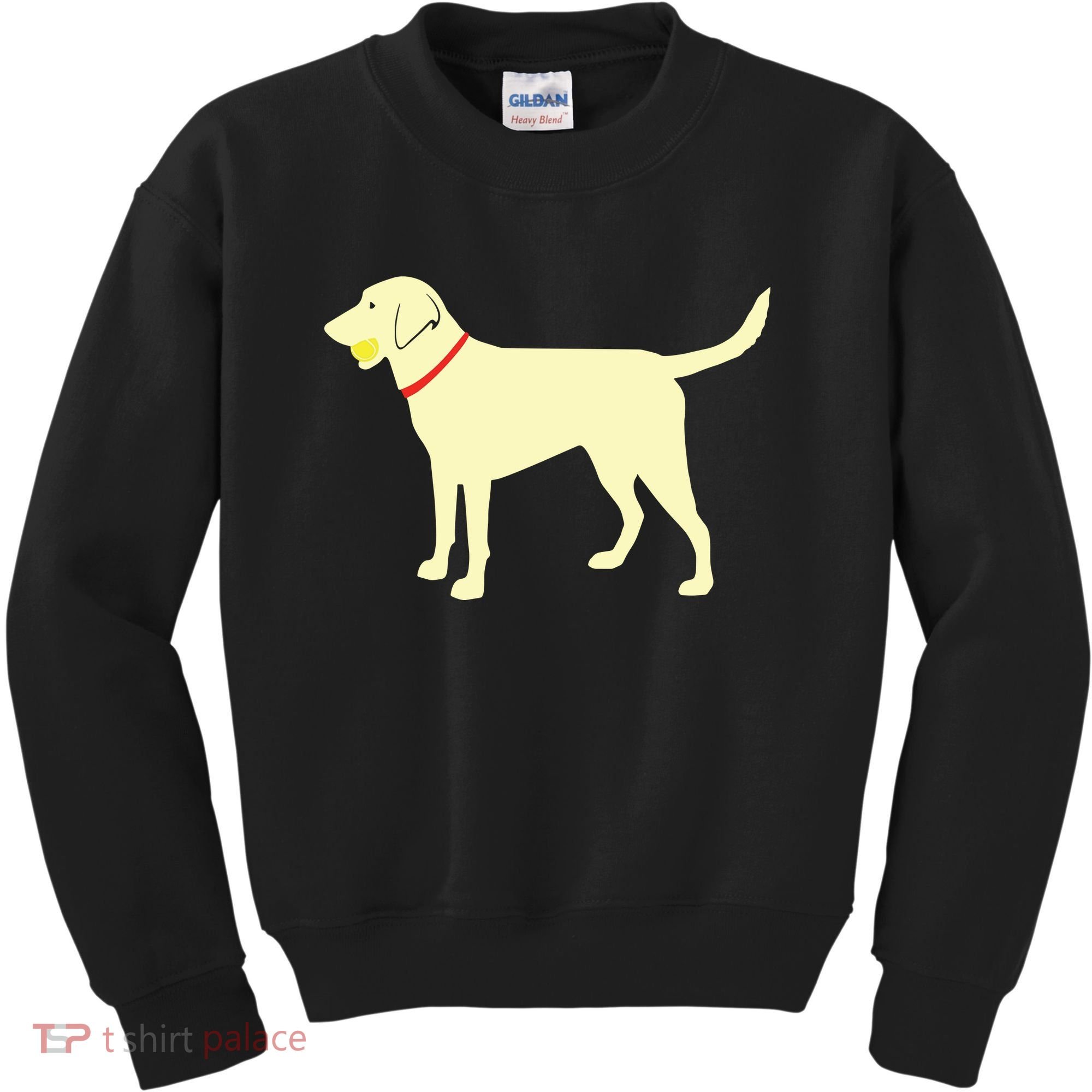 Labrador Retriever Fetch Yellow Lab Play Ball Kids Sweatshirt