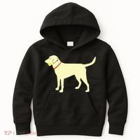 Labrador Retriever Fetch Yellow Lab Play Ball Kids Hoodie thumb 0