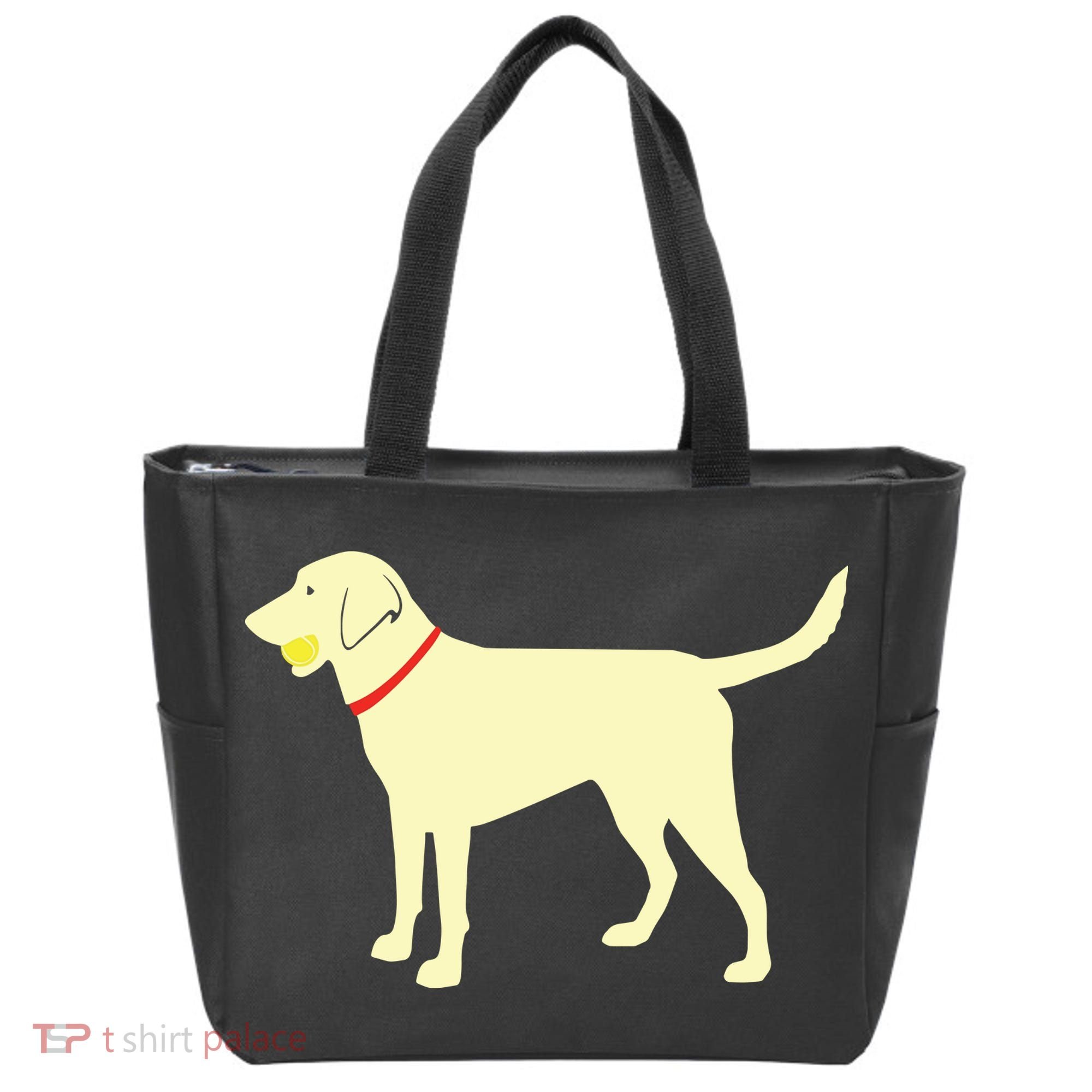 Labrador Retriever Fetch Yellow Lab Play Ball Tote Bag