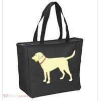 Labrador Retriever Fetch Yellow Lab Play Ball Tote Bag thumb 2