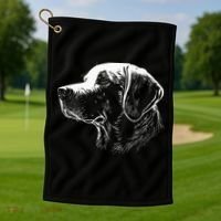 Labrador Retriever Gifts Lab Dog Golf Towel thumb 1