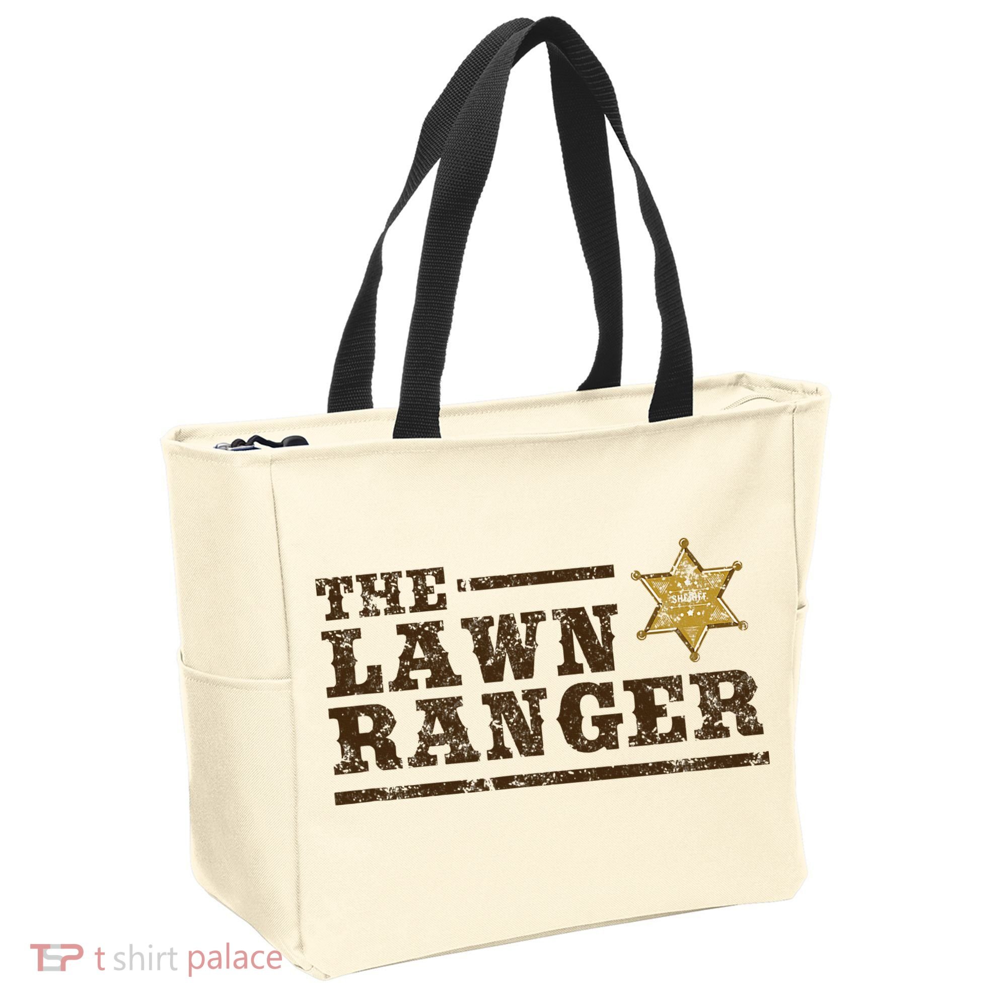 Lawn Ranger Grass Mower Mowing FatherS Day Gardening Tote Bag