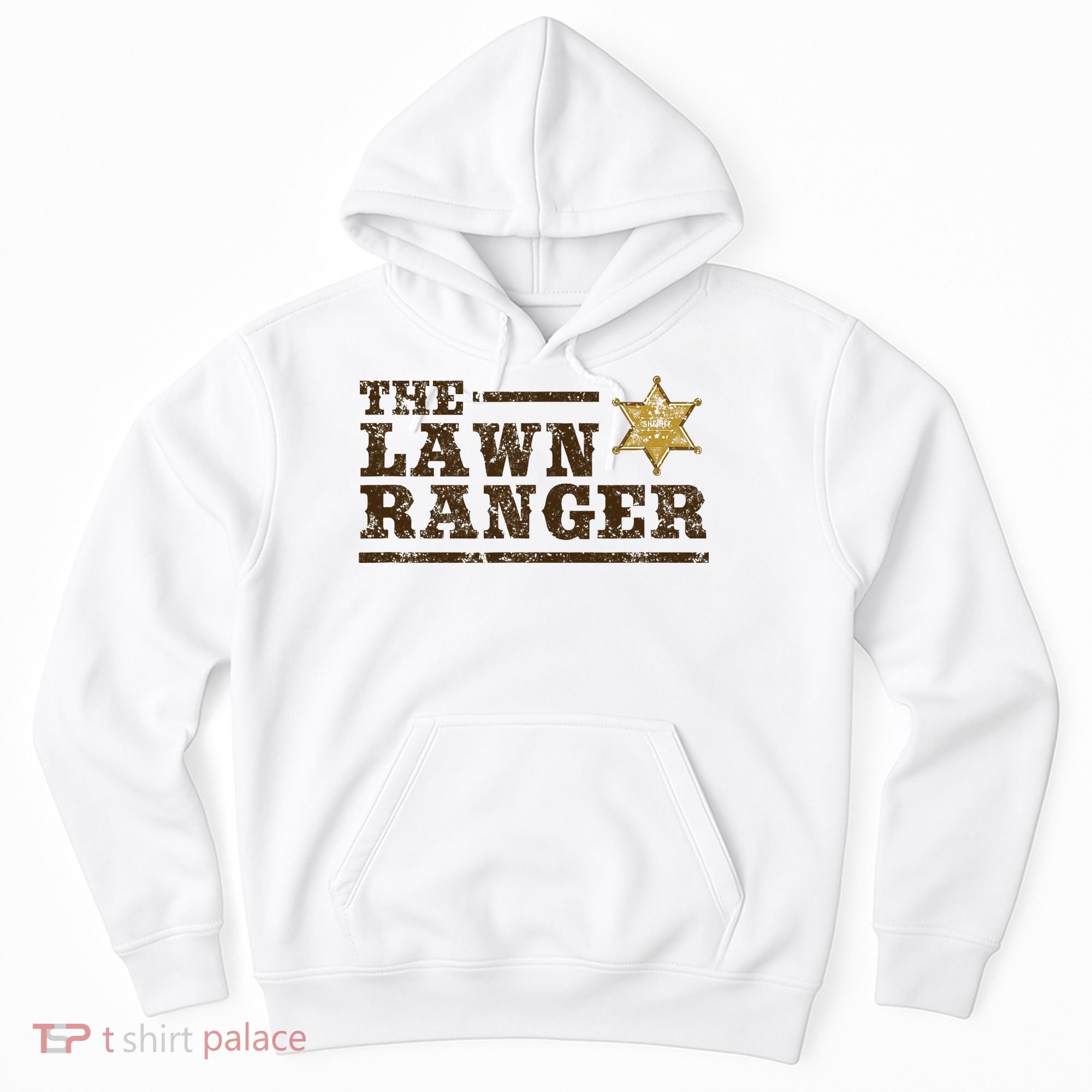 Lawn Ranger Grass Mower Mowing FatherS Day Gardening Hoodie