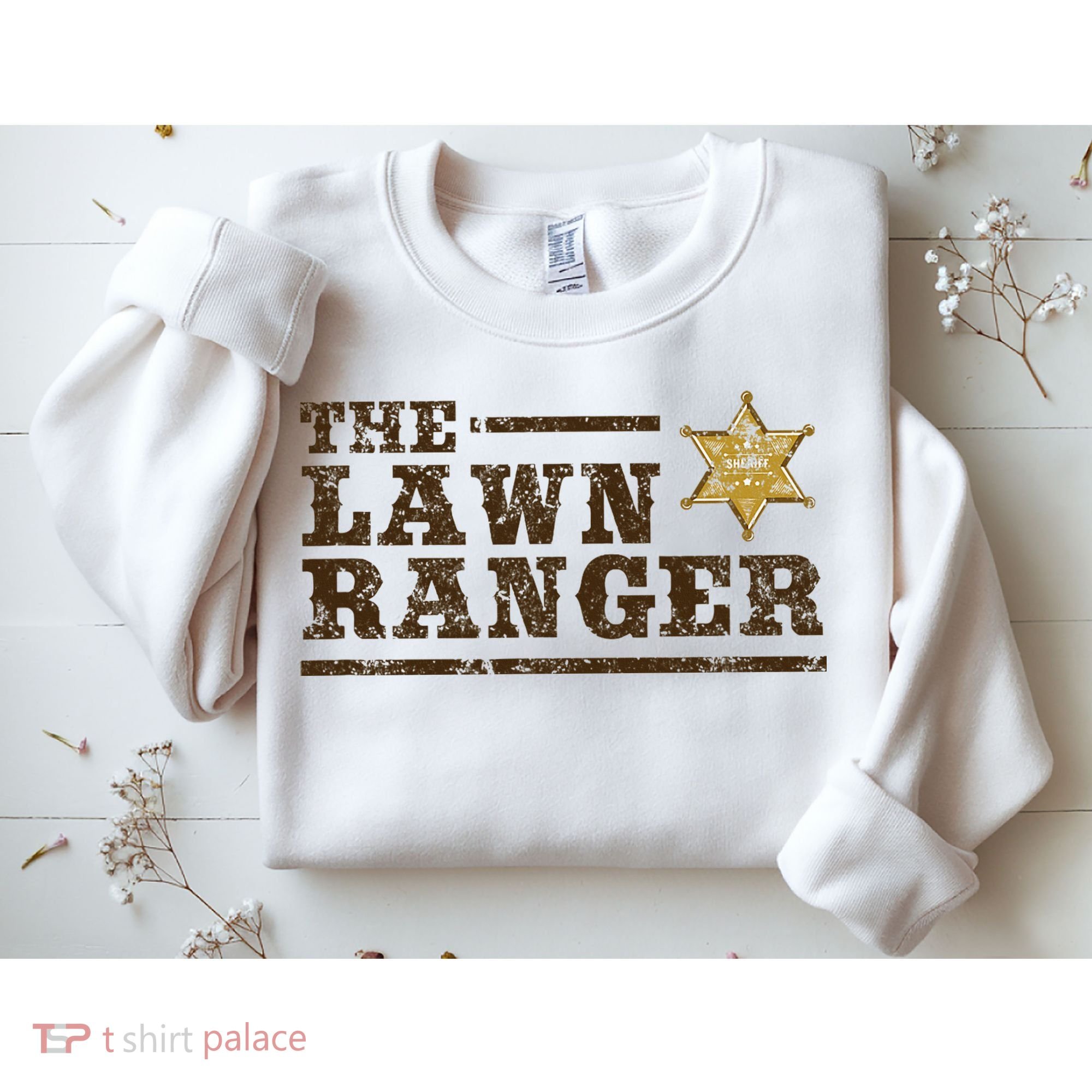 Lawn Ranger Grass Mower Mowing FatherS Day Gardening Sweatshirt