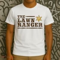Lawn Ranger Grass Mower Mowing FatherS Day Gardening T-Shirt thumb 3