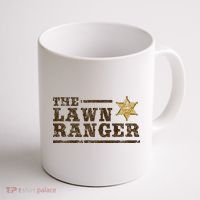Lawn Ranger Grass Mower Mowing FatherS Day Gardening Coffee Mug thumb 1