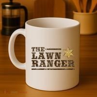Lawn Ranger Grass Mower Mowing FatherS Day Gardening Coffee Mug thumb 4