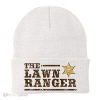 Lawn Ranger Grass Mower Mowing FatherS Day Gardening Beanie thumb 0